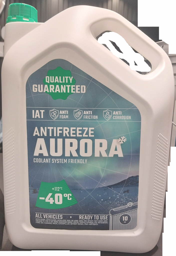Антифриз AURORA (-40; +112) 1Oкг ногоон